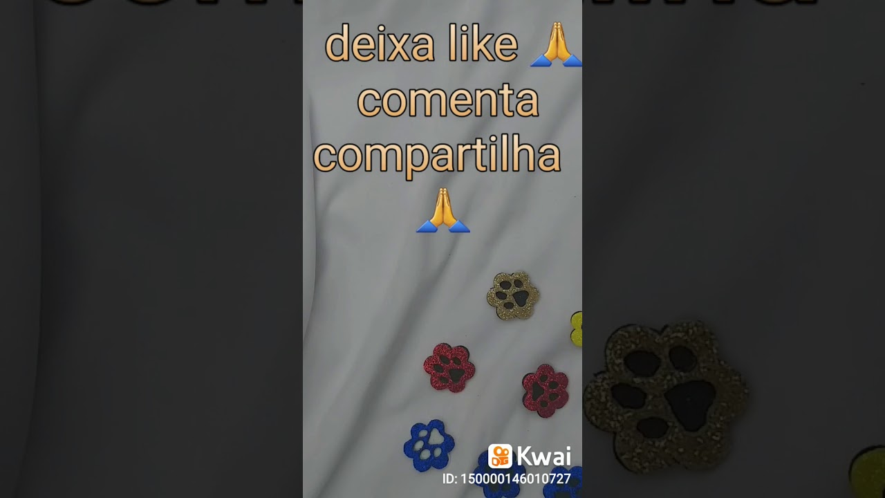 05 - Aplique em E.V.A de pegada pet