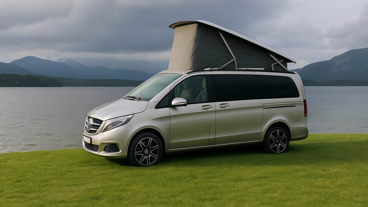 Обзор Mercedes V klass Marco Polo автодом мерседес марко поло