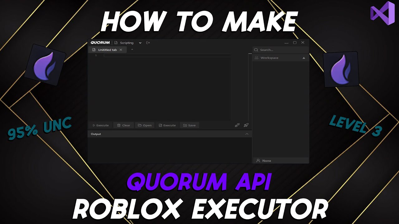 (95% UNC) How To Make Your Own Roblox Executor Using Custom Quorum API | 2025 WORKING | Level 3
