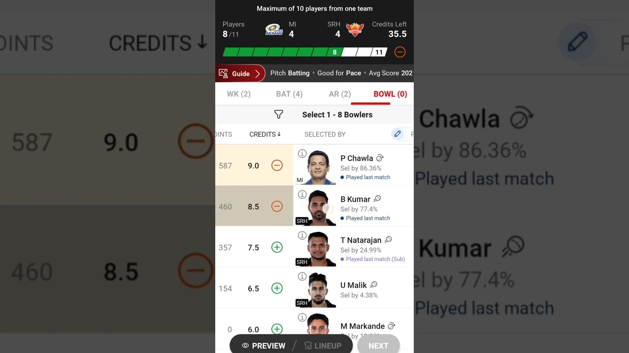 MI vs SRH Dream11 Prediction, Mumbai vs Hyderabad, SRH vs MI Dream11 Team, MI vs SRH Dream11 Team