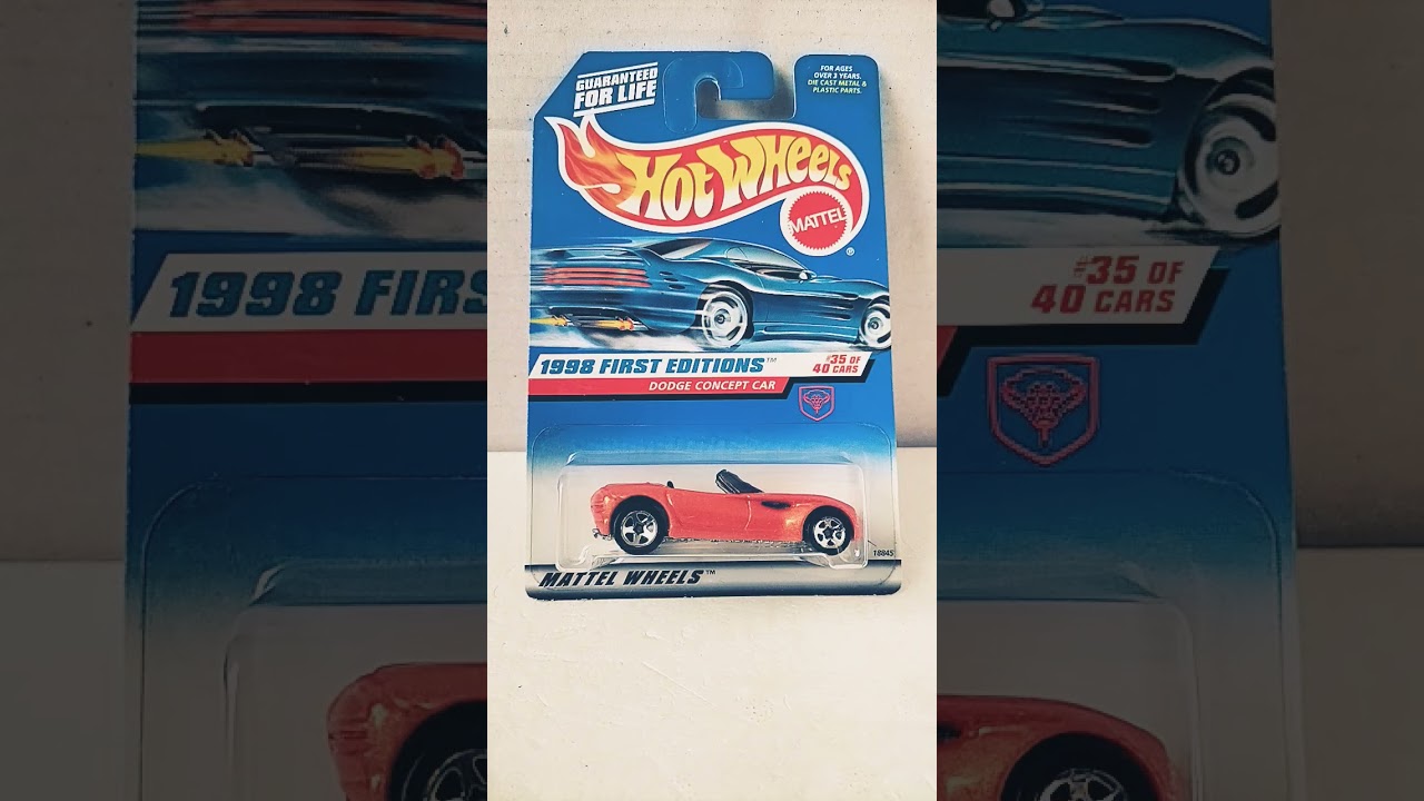 Hot Wheels Dodge Concept Car, 1998 First Editions just sold on eBay