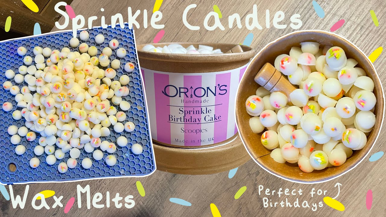 MAKING VIRAL SPRINKLE WAX MELTS | how to small candle business