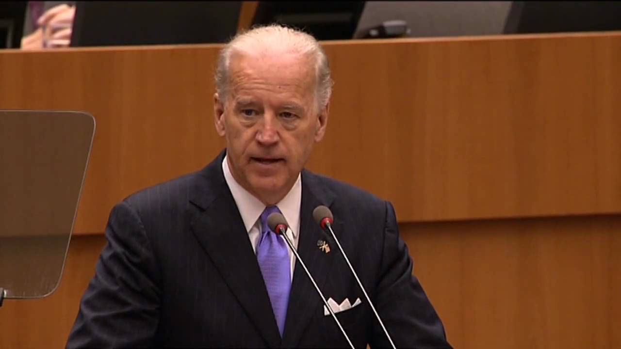 Joe Biden addresses European Parliament in Brussels - Part 1