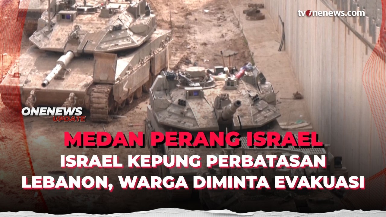 Israel-Hizbullah Memanas, Tank hingga Drone Hujani Perbatasan Lebanon | OneNews Update
