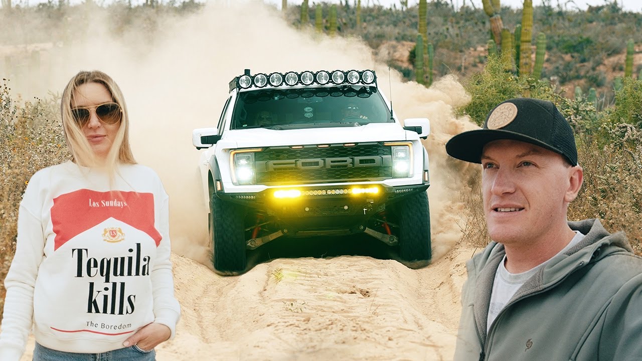 Hailstorm does NOT like driving through Mexico - Raptor Baja Run pt1