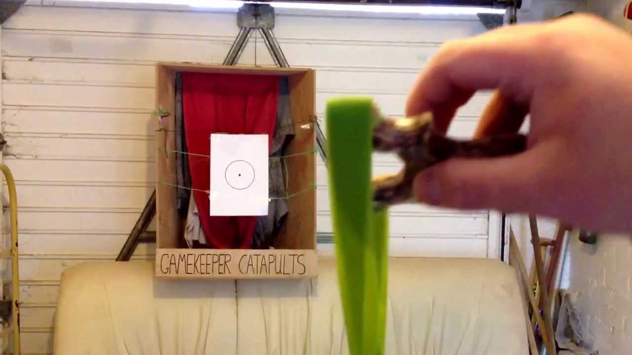Gamekeeper TTF shooting and designs... Catapult / slingshot