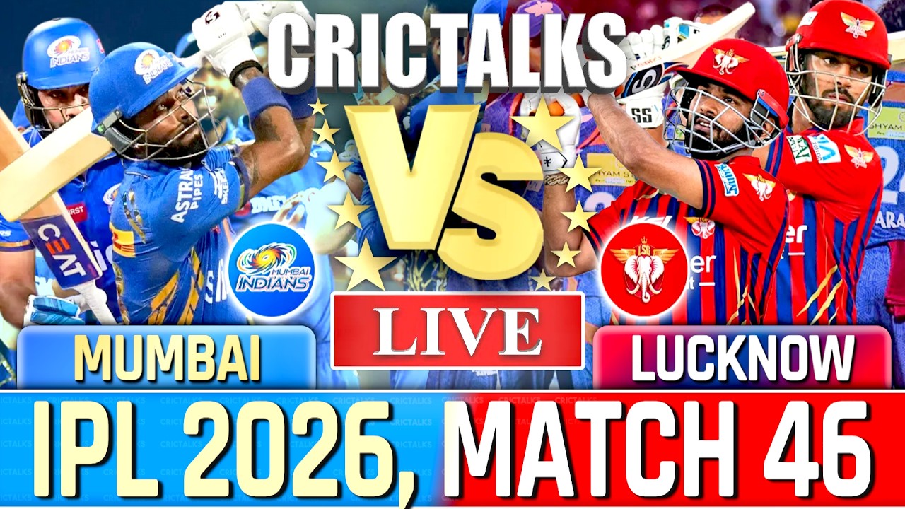 Mumbai vs Lucknow, IPL 2026 Live Cricket Score Commentary, 2nd Inn Live Match, MI vs LSG