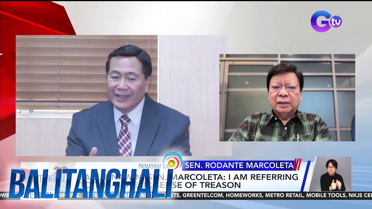 Sen. Marcoleta - Payag akong makipagdebate kay dating Supreme Court Senior... | Balitanghali