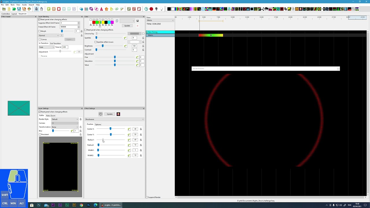 xLights Effects - SHOCKWAVE Effect