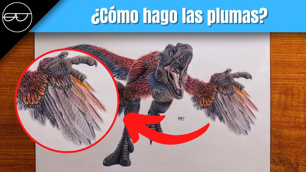 ¿Cómo hago las plumas de los dinosaurios en mis dibujos? | Emmanuel Almeyda