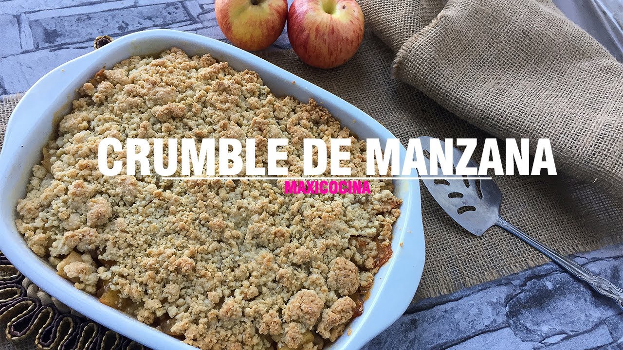 TARTA CRUMBLE DE MANZANA | Maxi Cocina