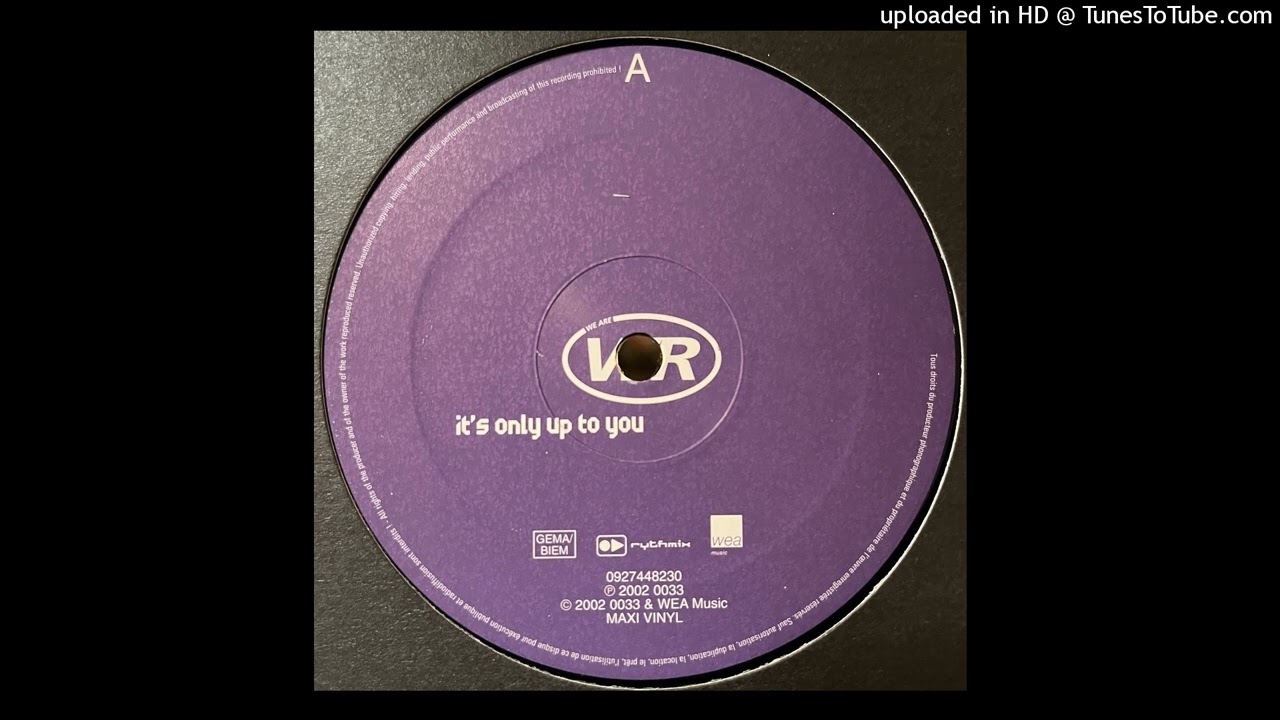 WR - It's Only Up To You (David Duriez & Dan Ghenacia Remix)
