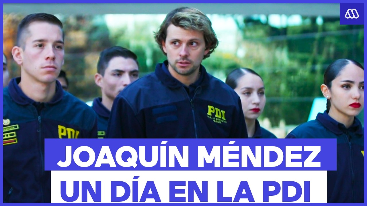 “¡Corriendo!” Joaquín Méndez vivió un día en la escuela de la PDI