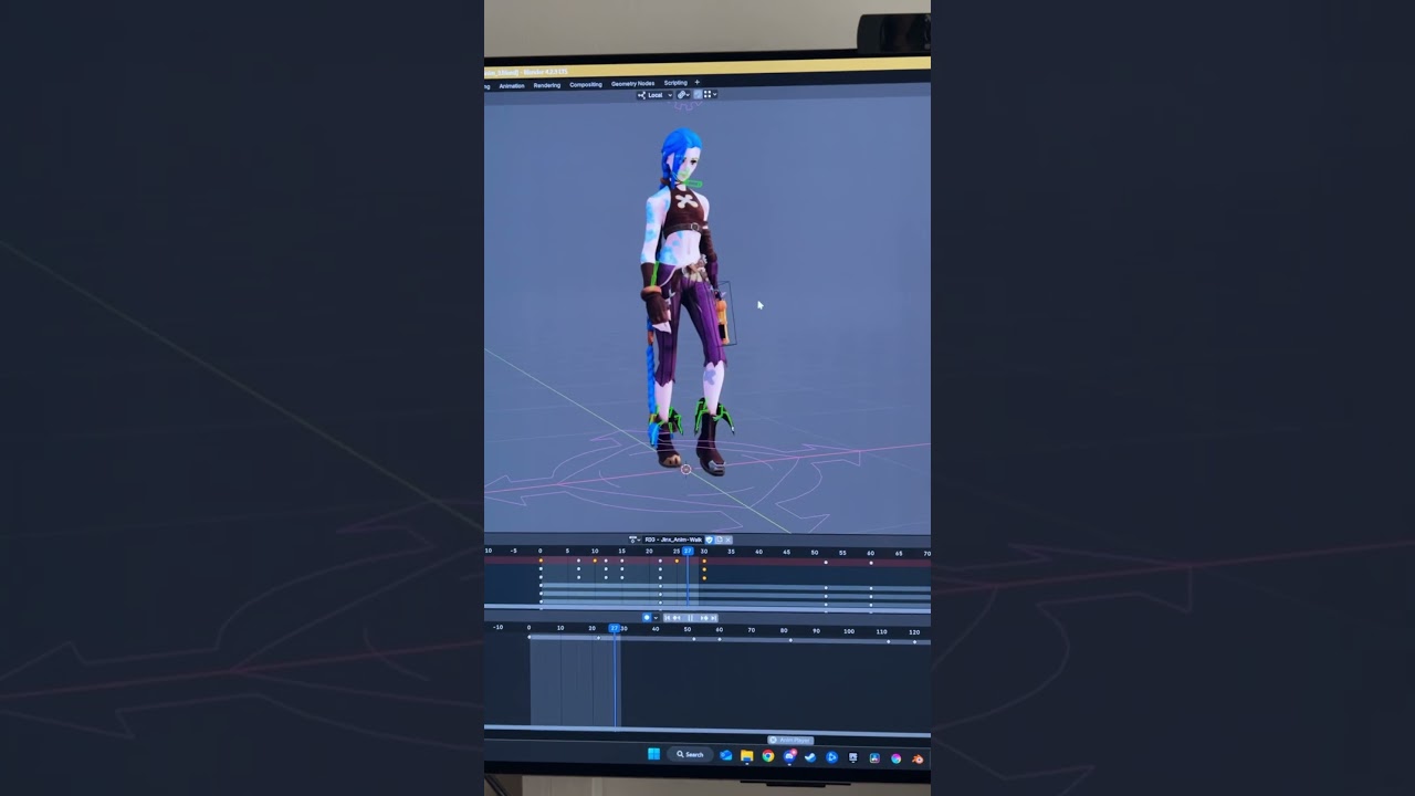 Work in progress- Arcane animation #animation #shorts #shortvideo #motivation #boxing #gaming