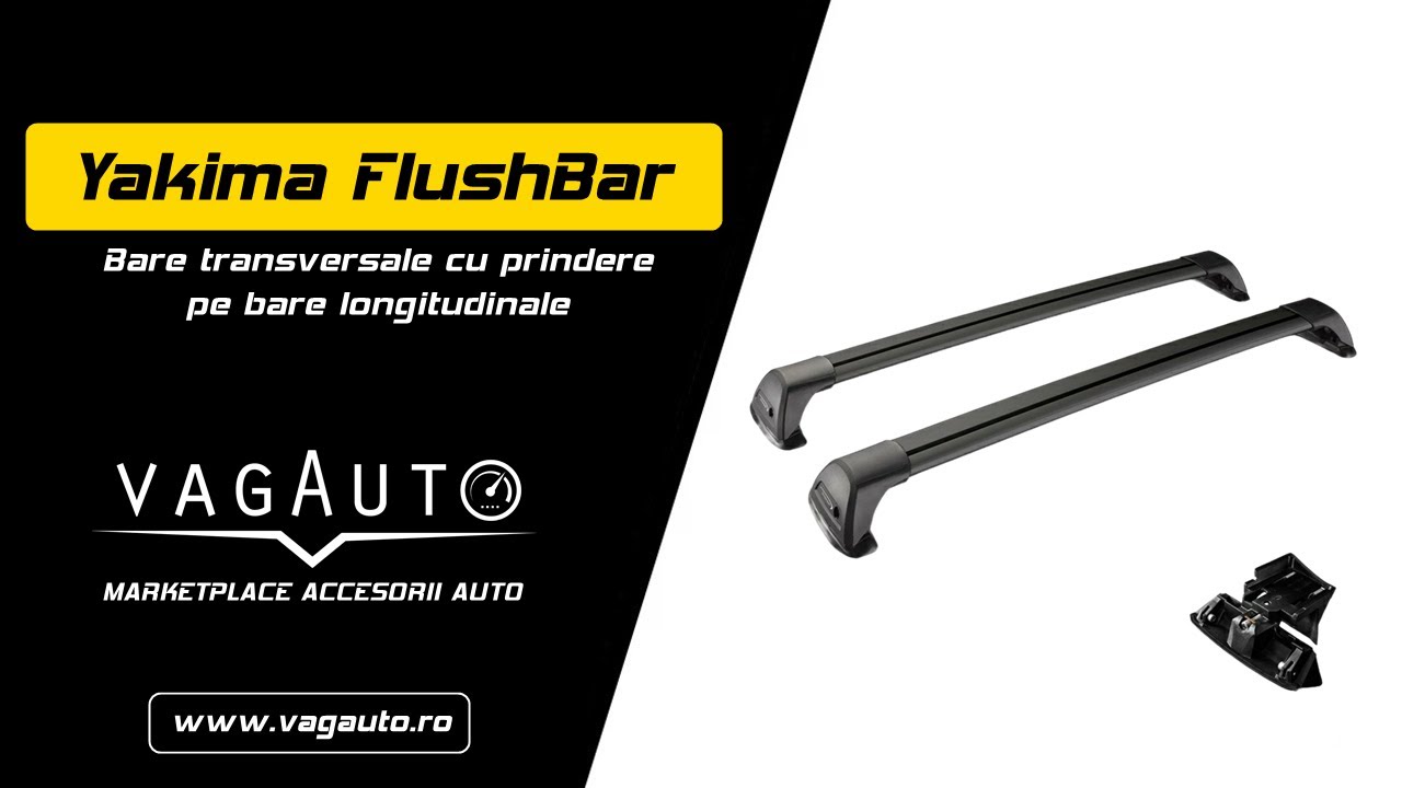 Bare transversale Yakima prindere pe bare longitudinale - tutorial montaj | VagAuto.ro