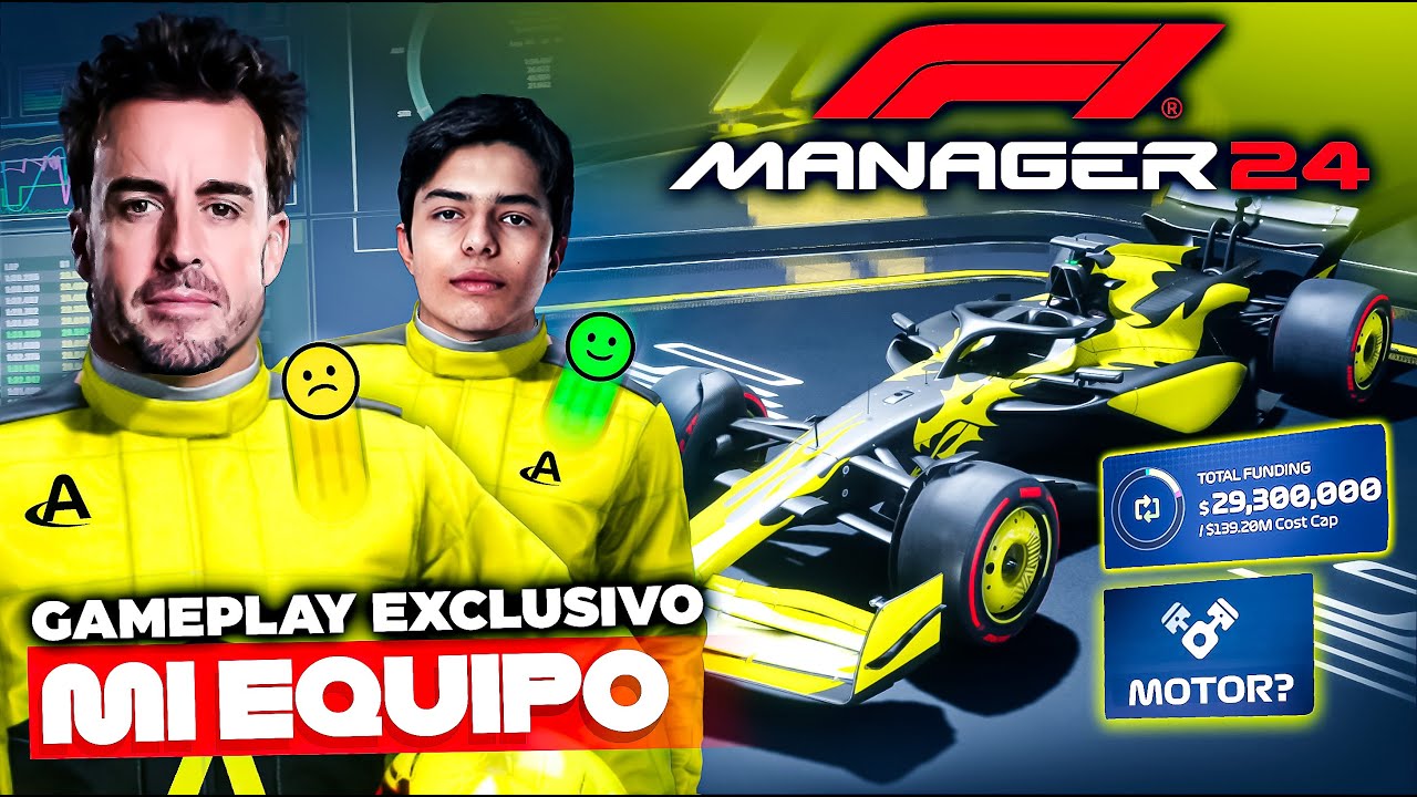 ¡PRUEBO F1 MANAGER 24 POR 1ª VEZ y CREO MI EQUIPO en el NUEVO modo TRAYECTORIA!