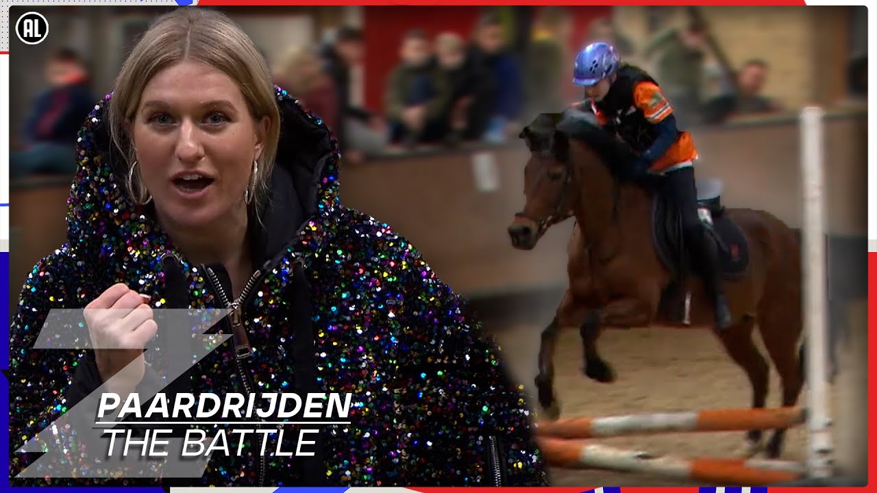 HET PAARD SLAAT OP HOL!😱 | The Battle Paardrijden🐎 | Zappsport