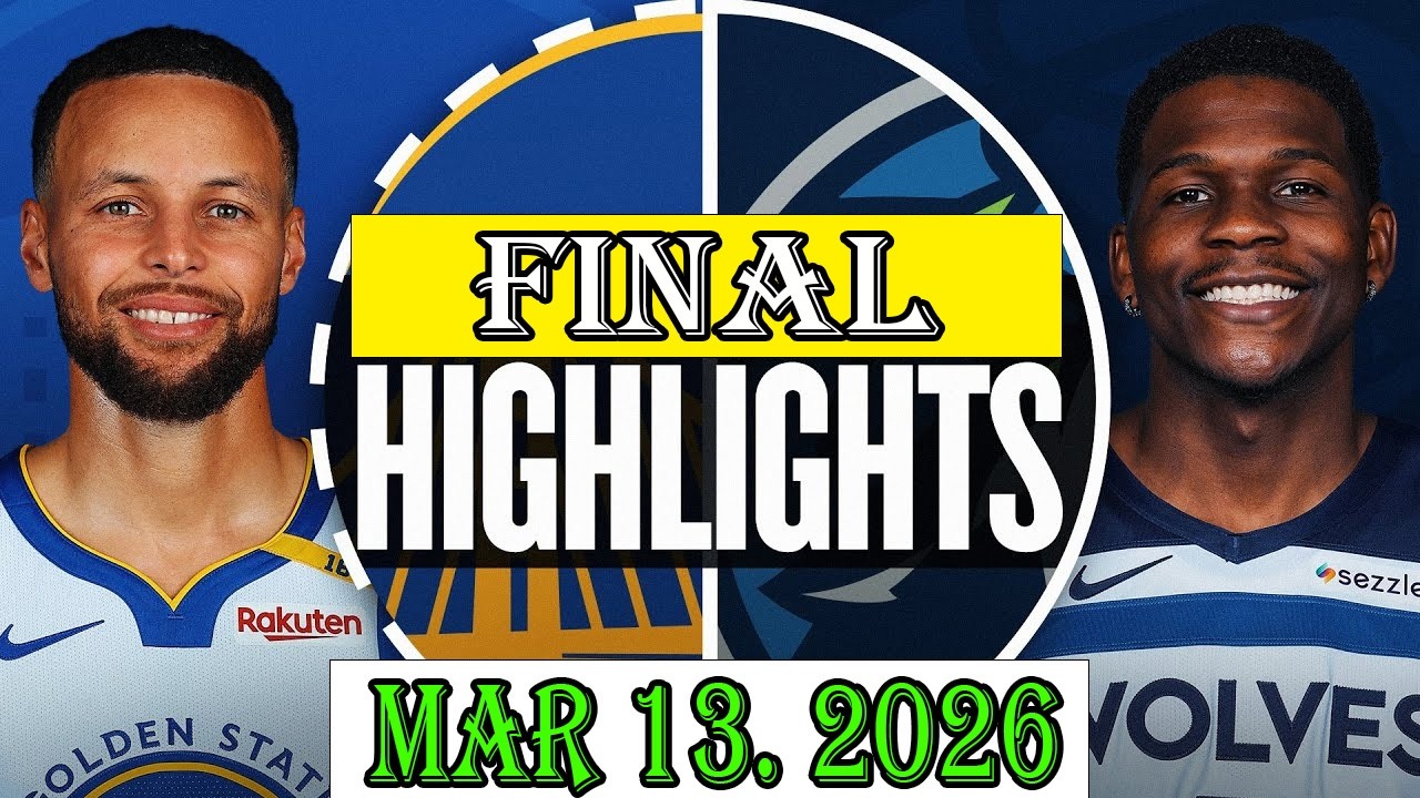 Golden State Warriors vs Minnesota Timberwolves FINAL Qtr Mar 13.2026 Highlights | NBA hightlight