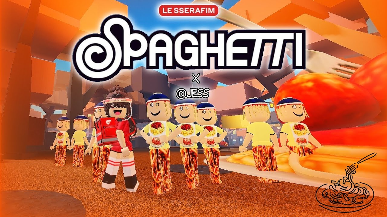 SPAGHETTI 🍝 (by Le Sserafim) Performance MV - FT. CATALOG AVATAR CREATOR | jess