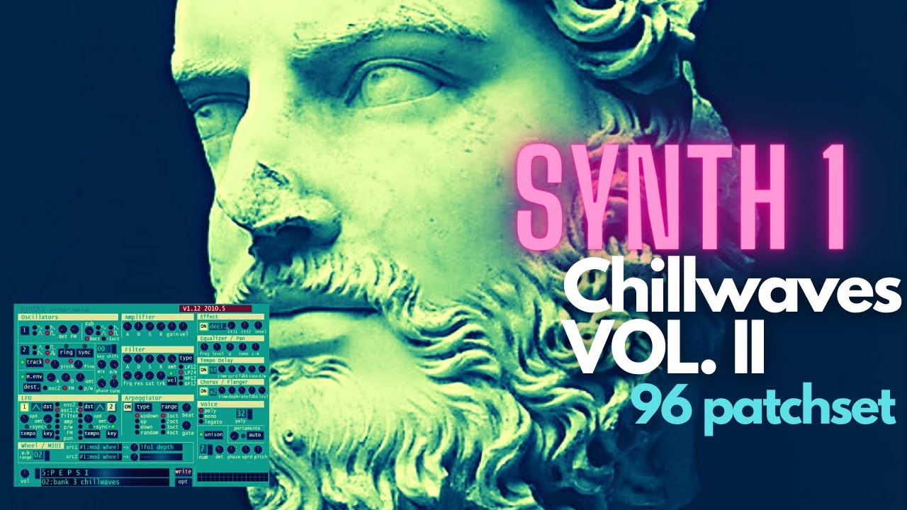 Synth1 VST 96 patches- Chillwaves VOL. 2 - Regall corp.-   vaporwave, chillwave, retrowave