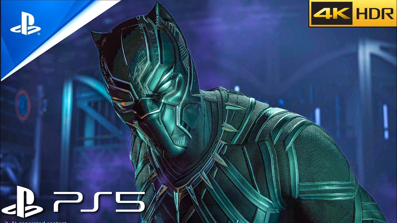BLACK PANTHER vs KLAUSE + CROSSBONES Boss Fight Gameplay Avengers Walkthrough -(PS5)Game | 4K 60FPS