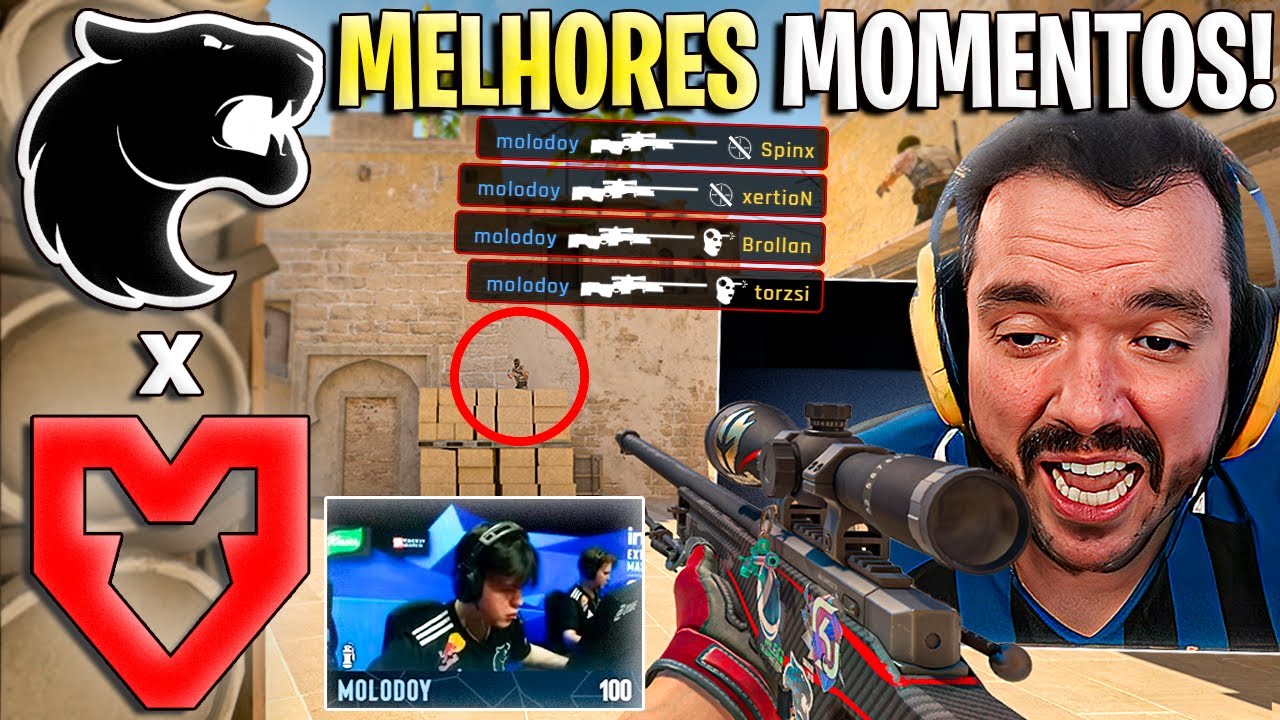 MODOLOY É A VERDADE PO***!🔥 FURIA x MOUZ (MELHORES MOMENTOS) IEM COLOGNE QUARTAS DE FINAL (GAULES)