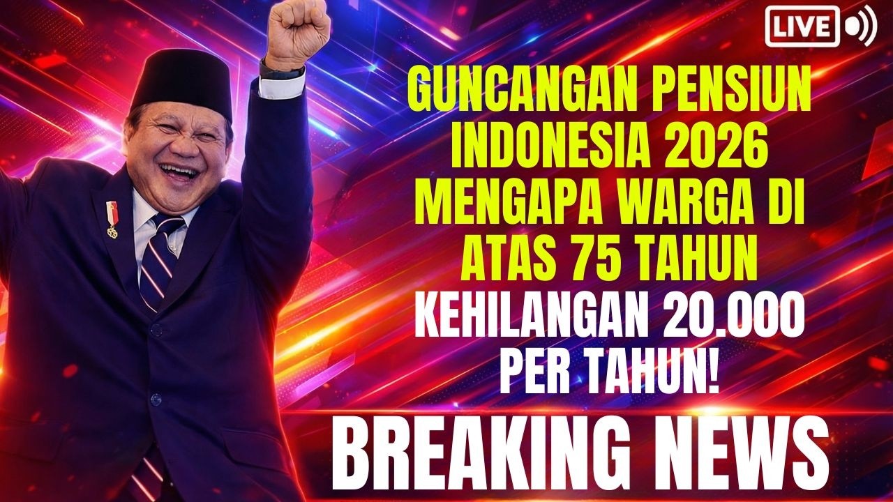 Indonesia's Pension Shock 2026 | Why People Over 75 Are Losing 20,000 a Year