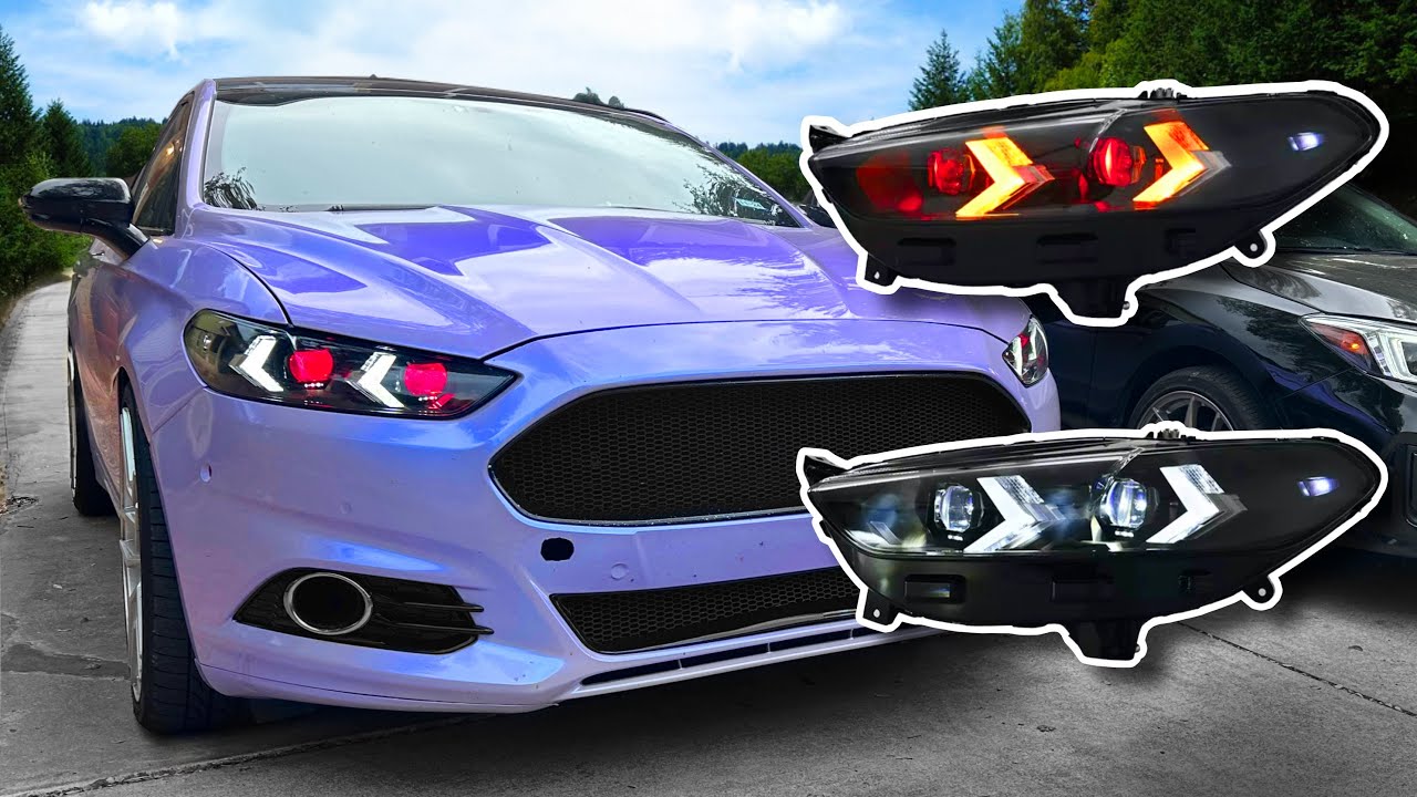 Ford Fusion DEMON EYE LED Headlights! (Install Guide)
