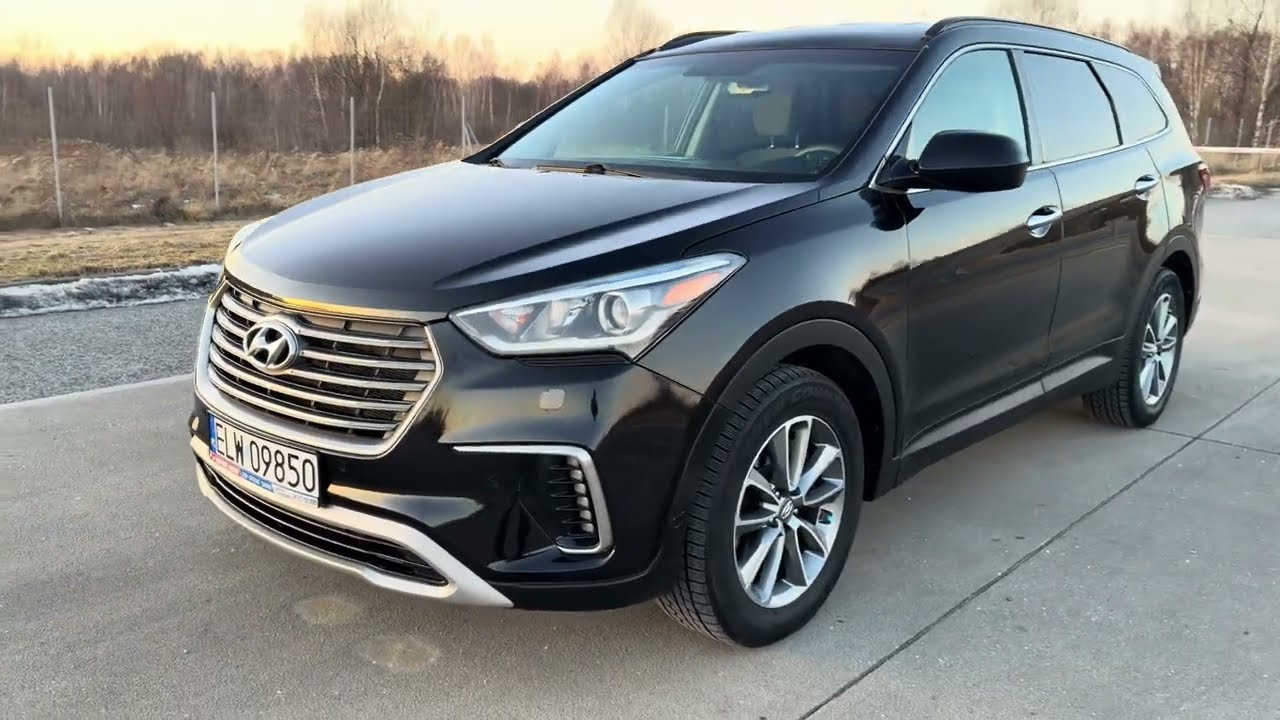 Hyundai Grand Santa Fe 2017r, 3.3V6 300KM benzyna +LPG, 7 osobowy