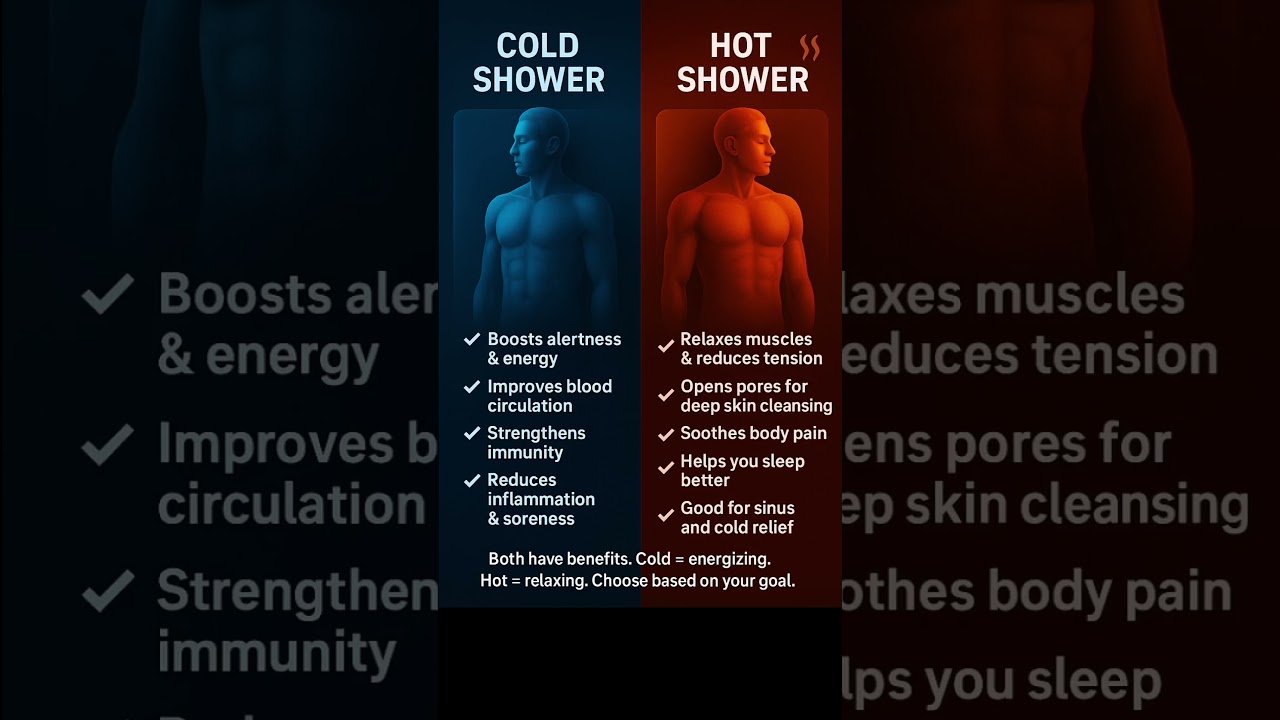 Cold Showers vs Hot Showers: Surprising Health Benefits Explained
