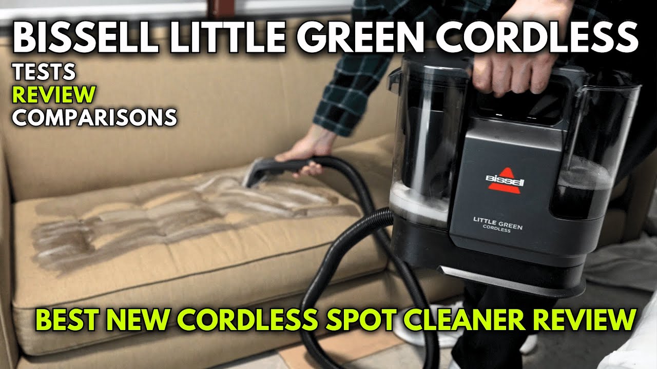 BISSELL Little Green Cordless - Review & Comparison vs Corded Spotcleaners.