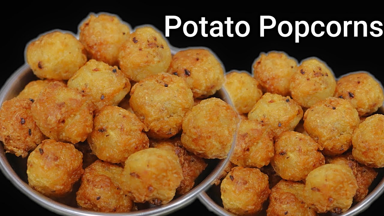 New Insatant Potato Popcorn Recipe | Aloo Crispy Popcorns snacks/breakfast/Nashta