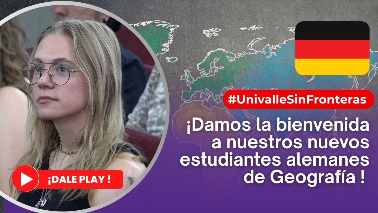 ¡Damos la bienvenida a nuestros nuevos estudiantes alemanes de Geografía! 🇨🇴🤝🇩🇪