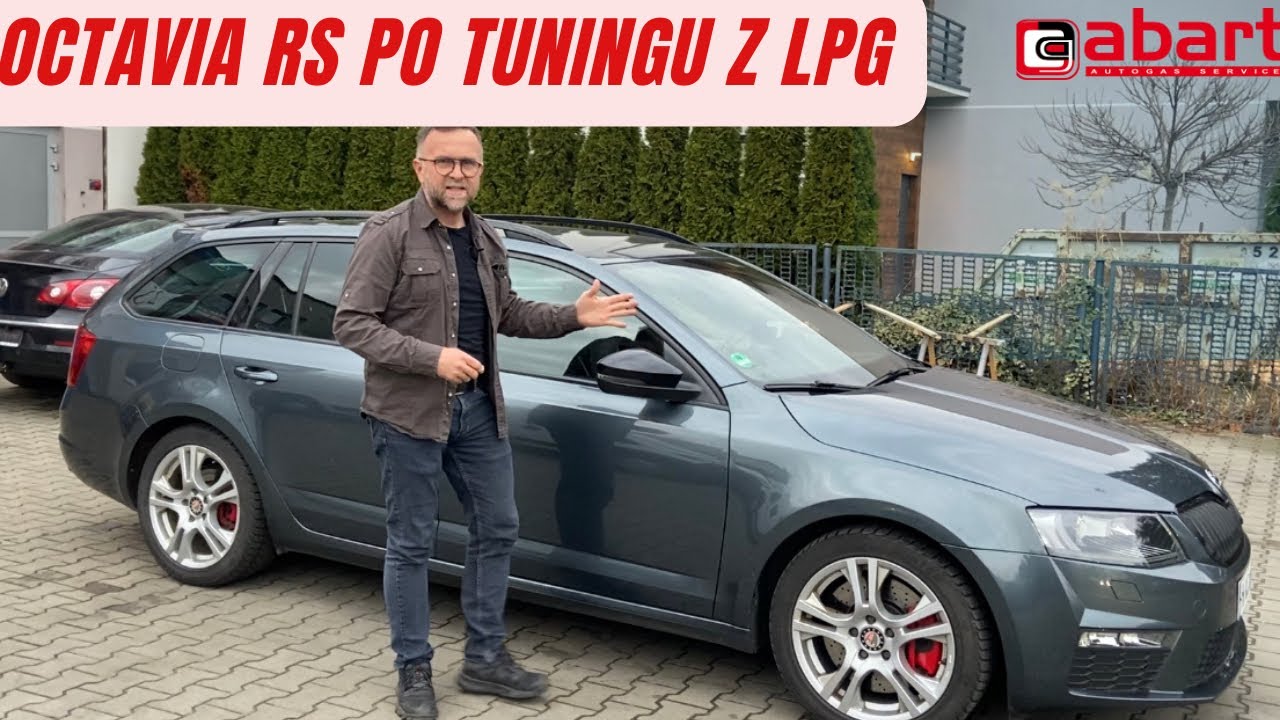 300-konna Octavia RS jeździ taniej po montażu instalacji gazowej BRC Maestro w@AbartAutoGazSerwis