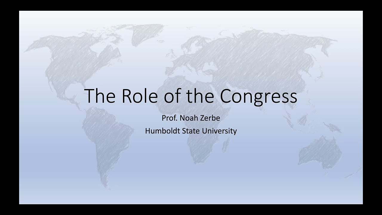 The Role of Congress in Foreign Policy