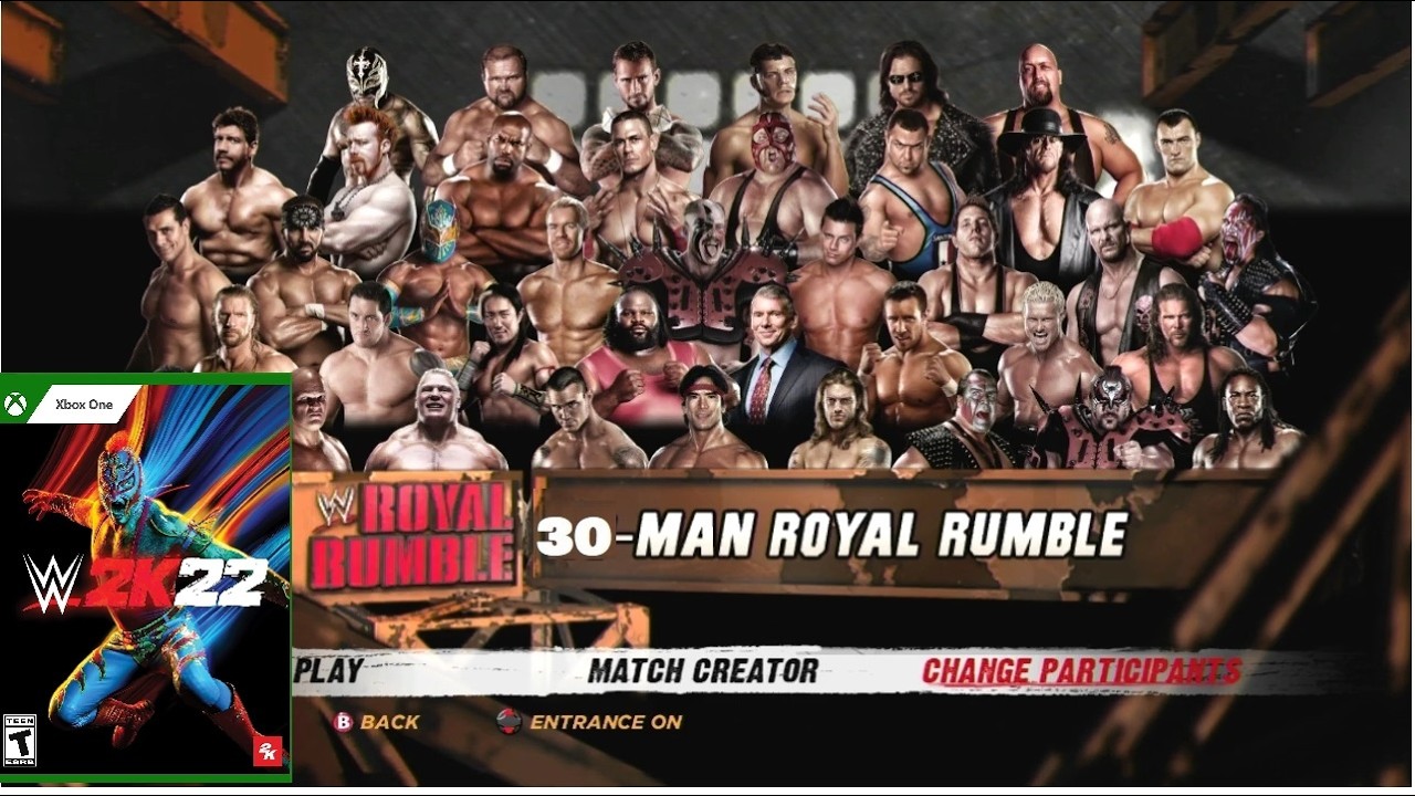 WWE 2K22 | 30-man Royal Rumble | 175