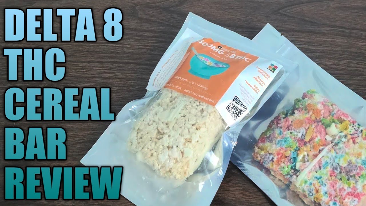 DELTA 8 THC CEREAL BARS REVIEW BEST CANNABIS INFUSED EDIBLE TASTE TEST