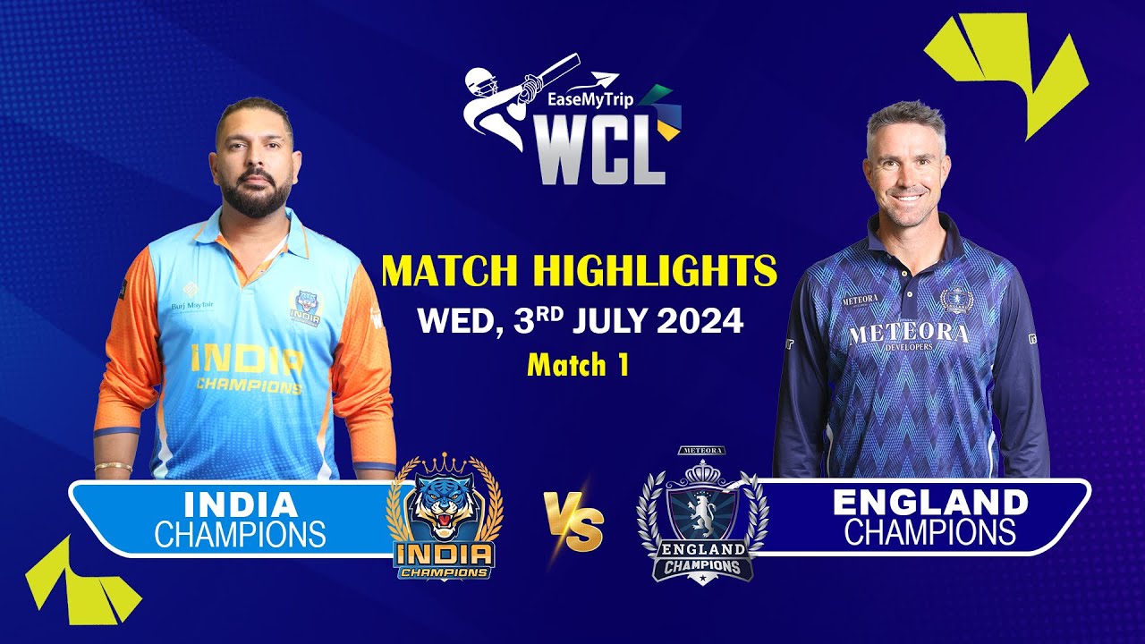 India vs England | World Championship Of Legends 2024 | Full Cricket Highlights | 3rd July | WCL T20