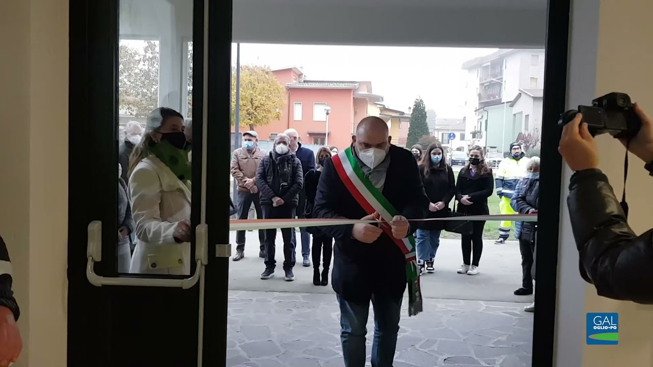 Inaugurazione sala civica di Gussola