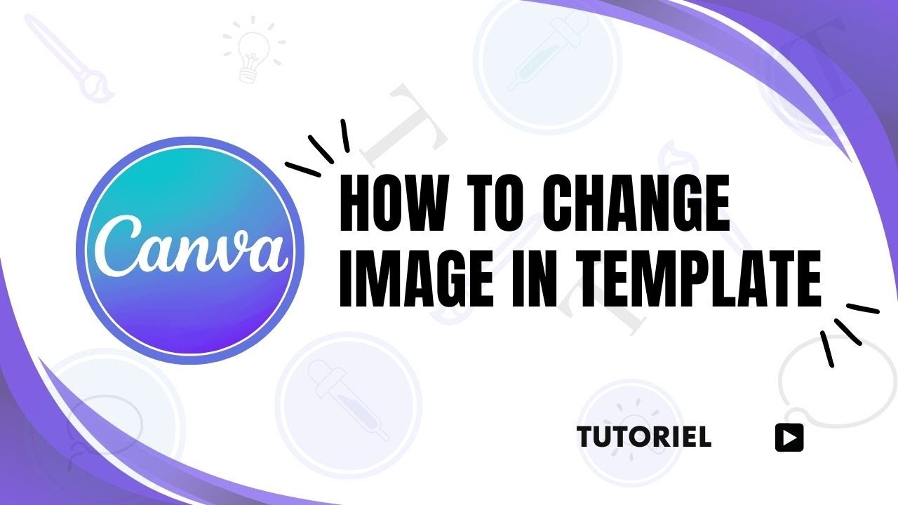 How to change image in Canva template