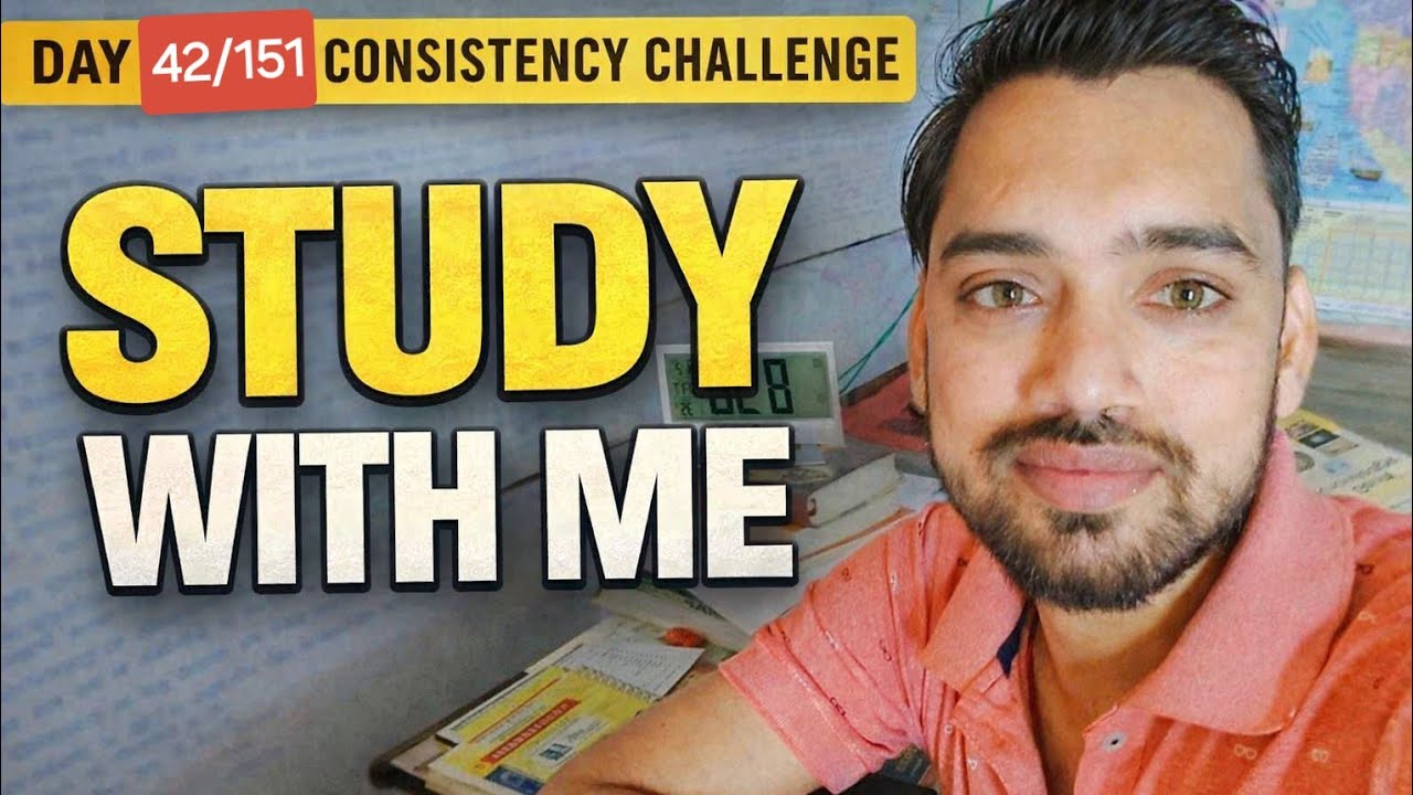 Confidence_infinity is live | DAY 42 /151 Consistency challenge| study with me