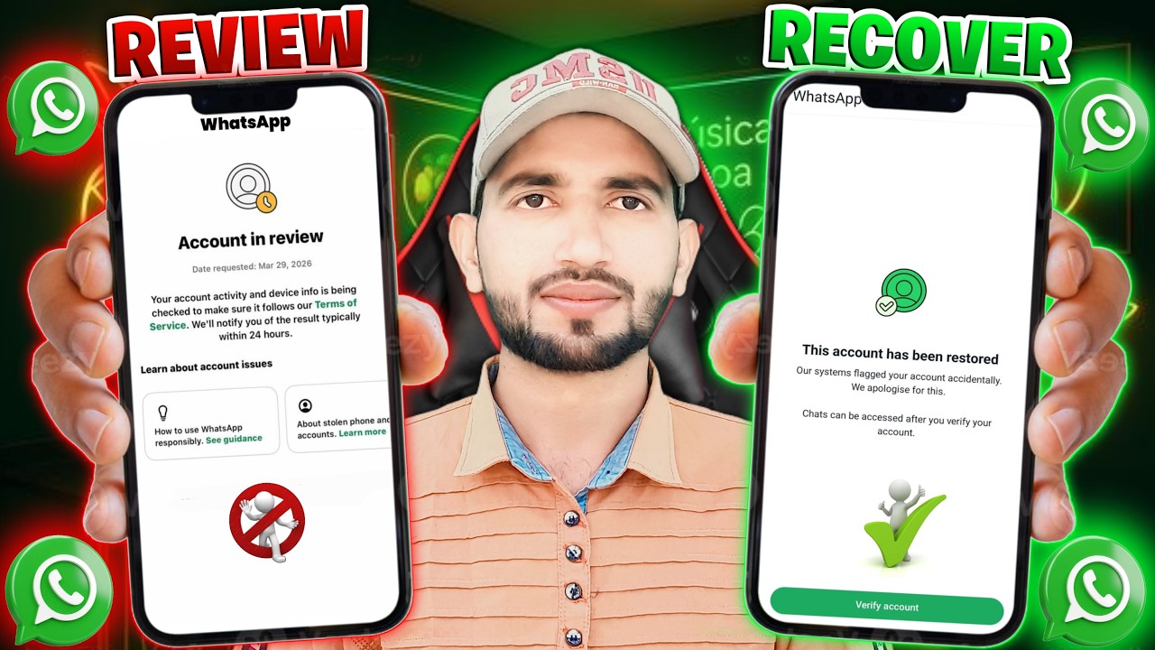 ​WhatsApp Account In Review Problem Solution (100% Fixed) | This Account Can't Use WhatsApp 🔥