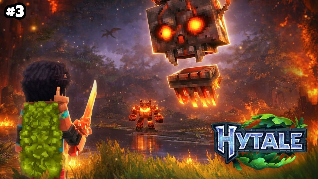 THIS LAVA MONSTER KILLED ME IN HYTALE 🥲