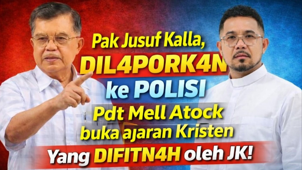 Khotbah PAN4S Pdt Mell Atock, SENT1L dugaan PENIST44N agama Kristen oleh Pak JK!