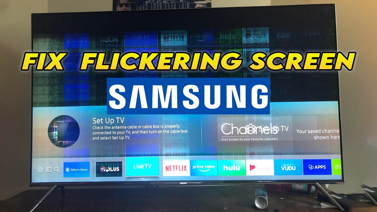 Как устранить мерцание или мигание экрана на телевизоре Samsung