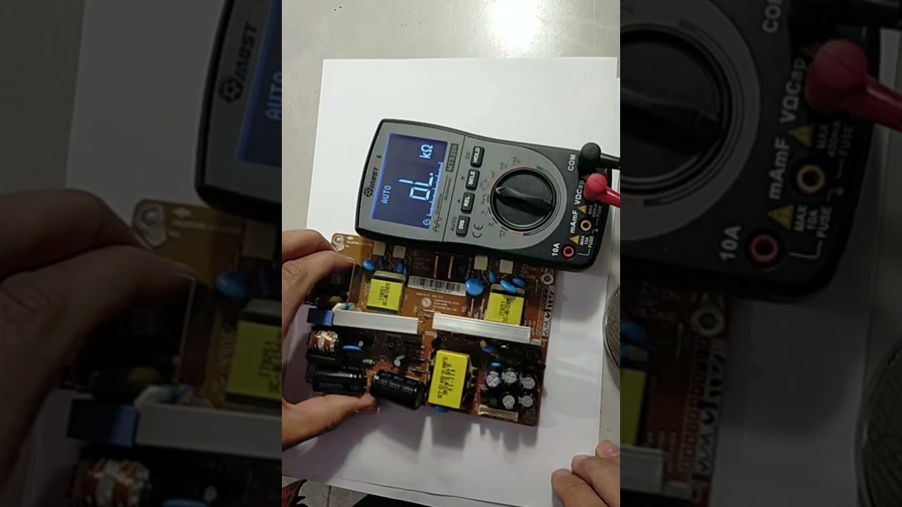 resistenze e condensatori : seconda parte,come testare i componenti  su scheda