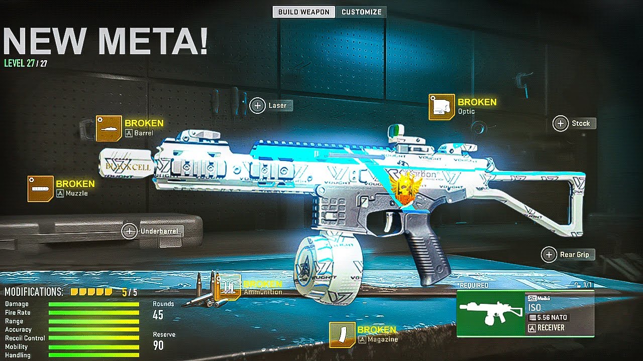 NEW *META* ISO 45 SMG SETUP on VONDEL PARK! 🔥 (Best ISO 45 LOADOUT/ SETUP) - MW2