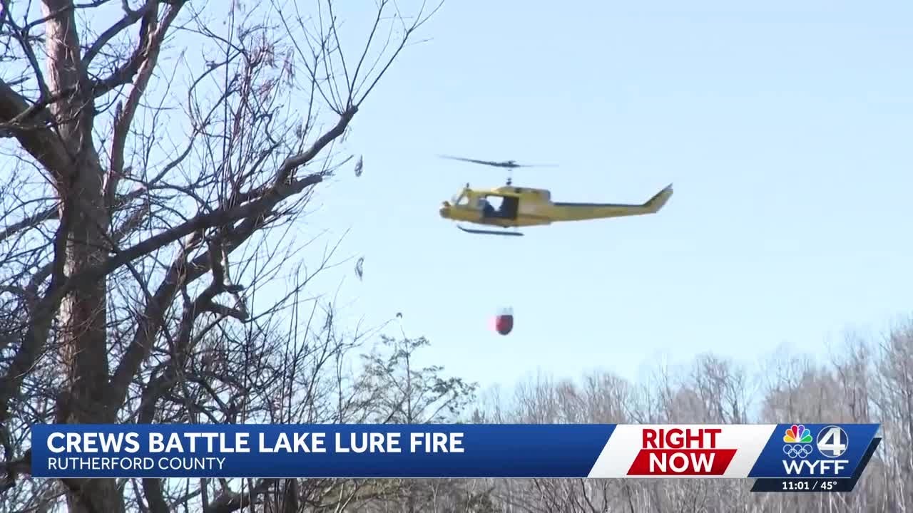 Lake Lure wildfire reaches 20 acres and 50% containment