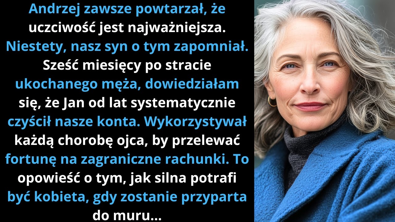 Przejrzałam wyciągi bankowe po śmierci męża  To, co zrobił mój syn, mrozi krew w żyłach