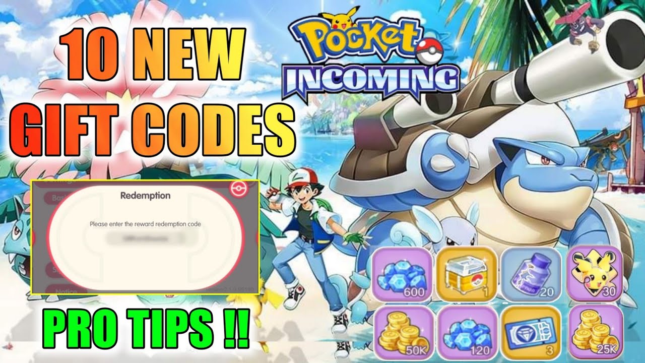 Pro Tips & Gift Codes🎁 Pocket Incoming | New Pocket Incoming Redeem Codes